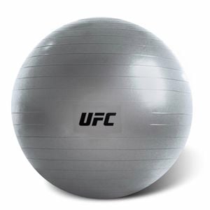 UFC 55cm Core Exercise Fitness Gym Yoga/Pilates Rubber Ball Fitball w/ Pump Grey