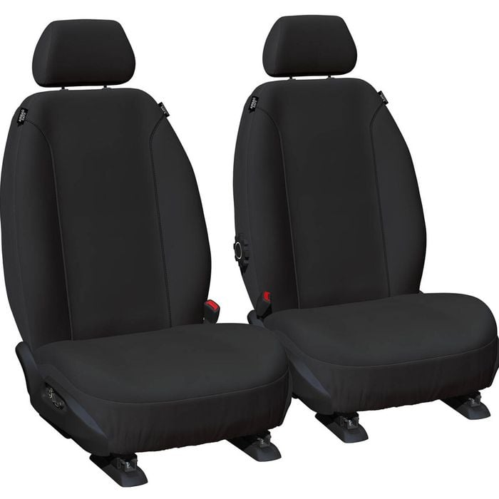 Sperling Super Tough Canvas Front Black Seat Covers Hilux 2015-On