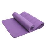 Fitness Master 10MM Thick Yoga Mat Pad NBR Nonslip Exercise Pilate Gym Purple