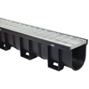 Everhard Industries EasyDRAIN Galvanised Round Bar Grate With 1m Channel