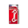 Zenith 75 x 4.8mm White Powder Coated Ceiling Screw Hook - 2 Pack