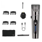NNEOBA Washable Rechargeable Hair Clipper Professional Barber Trimmer Grey