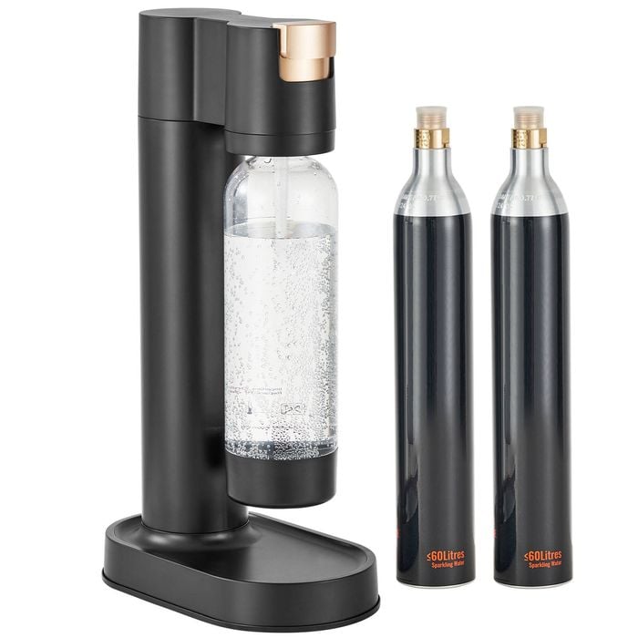 Vevor Sparkling Water Maker Black Soda Machine for Home Carbonating