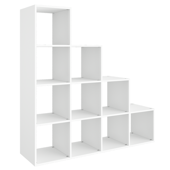 Lugna 1424 x 1424 x 390mm White 1-2-3-4 Step Cube Unit