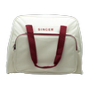 Singer Sewing Machine Carry Case Multicolour Universal Canvas Tote Bag With Multiple Storage Pockets For Accessories - Cream