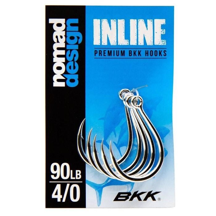 Nomad Design BKK Inline Eye Single Fishing Hook 4/0
