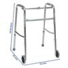 Walking Walker Frame Front Castor Wheels To Use All Around