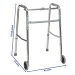 Walking Walker Frame Front Castor Wheels To Use All Around