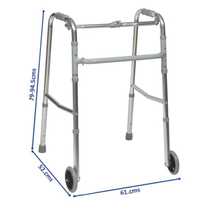 Walking Walker Frame Front Castor Wheels To Use All Around
