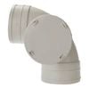 Holman 100mm 88 Degree Female & Female DWV U PVC Side Access Bend