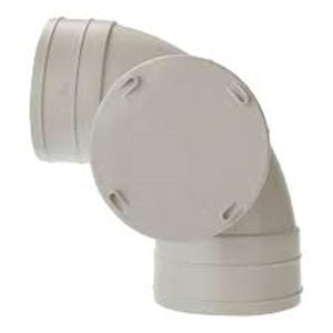 Holman 100mm 88 Degree Female & Female DWV U PVC Side Access Bend