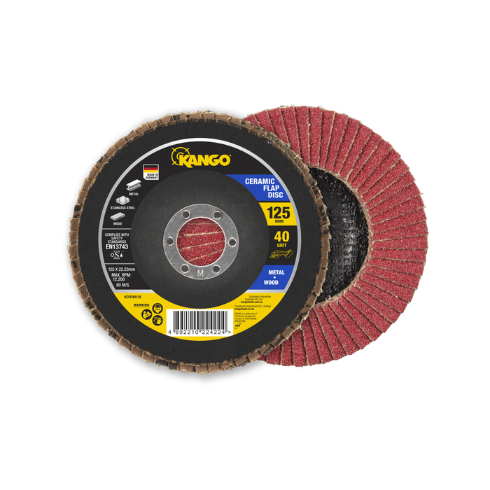 Kango 125mm 40G Ceramic Flap Disc
