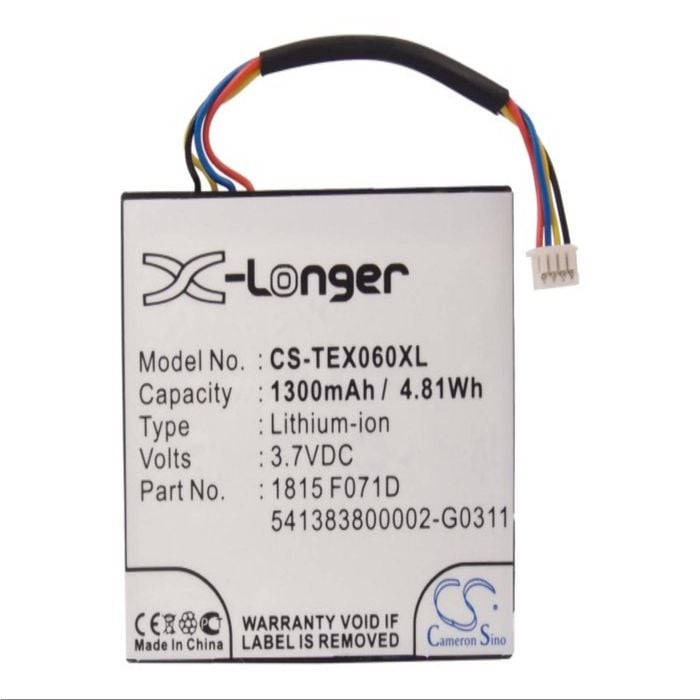 Texas Instruments TI-Nspire CX CAS 3.7L1060SP 1200SP 1230SP Touchpad TI-84 Replacement Battery