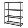 Pinnacle 1830 x 1200 x 410mm Black 4 Tier Shelving Unit