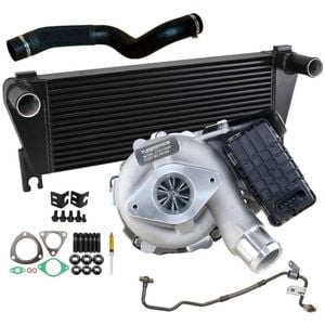 Upgrade Billet Turbo Charger With 70mm Intercooler & Hose And Genuine Oil Feed Pipe For Ford Ranger 2.2L 2011-2015