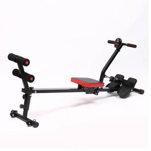 Fitness Master Resistance Water Rowing Machine Rower Cardio Hydraulic 12 Level