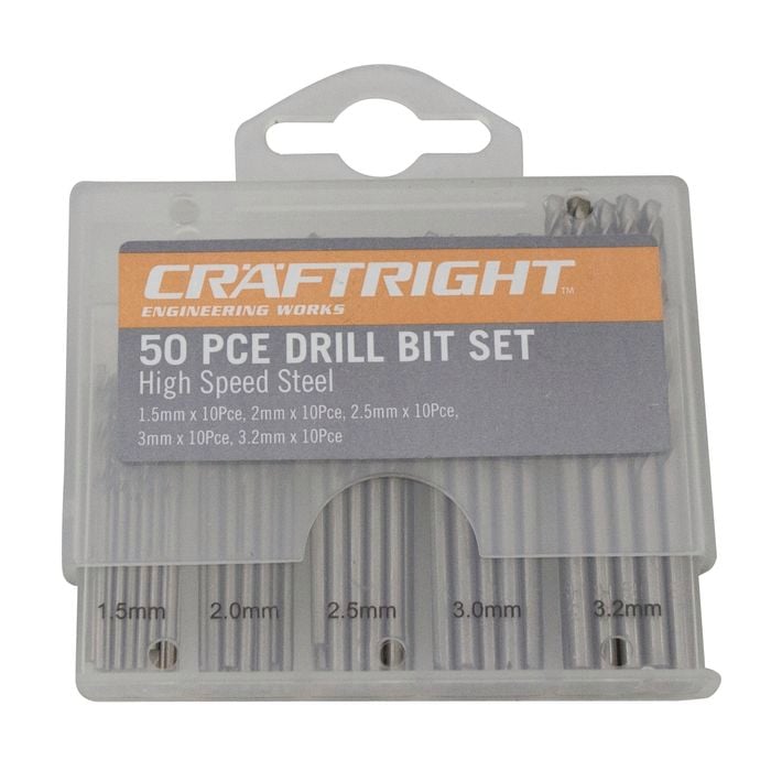 Craftright Drill Bit Set 50pc