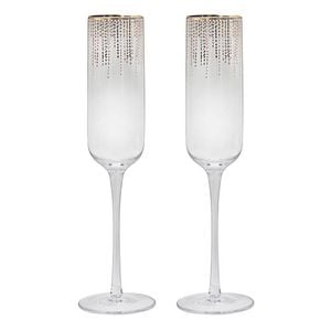 2pc Ladelle Twinkle Champagne Drink/Beverage Glass 280ml Set