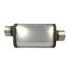 Redback 3-1/2" Performance Muffler Offset/centre - 8" X 5" Oval, 14" Long, 409 Ss