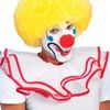 Afro Clown/Sports Wig Adult Dress Up Party Costume Hair Accessory Bright Yellow