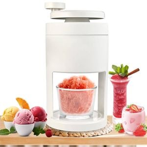 Catzon Ice Shaving Machine Hand Operated Use for Cones Slushies Smoothies