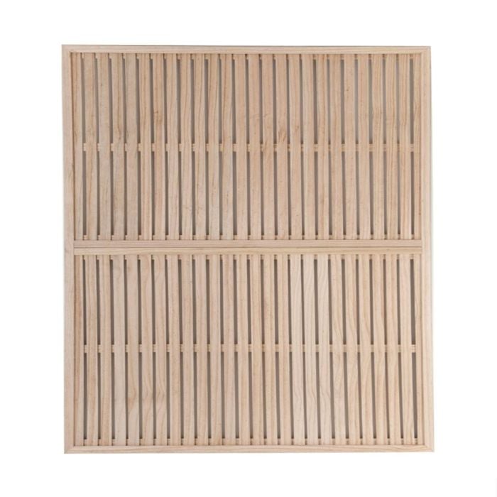 Williams Trellis 1800 x 1200mm Natural Double Oriental Privacy Framed Screen Panel