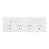 DETA White Gloss S-Line Quad Power Point