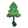 Happy Tails 31 x 18 x 6cm Christmas Tree With Rope Dog Toy