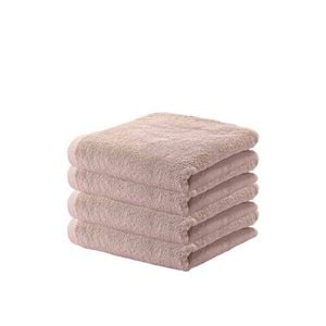 4 Pack - Luxury Egyptian Cotton Bath Sheet 100x150cm - Dusty Pink