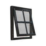 Pillar 305 x 406mm Black Extra Large Flyscreen Pet Door 