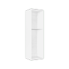 Lugna 2048 x 450 x 380mm White Cabinet Shell