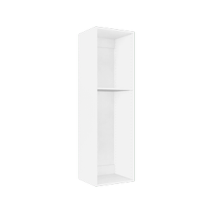Lugna 2048 x 450 x 380mm White Cabinet Shell