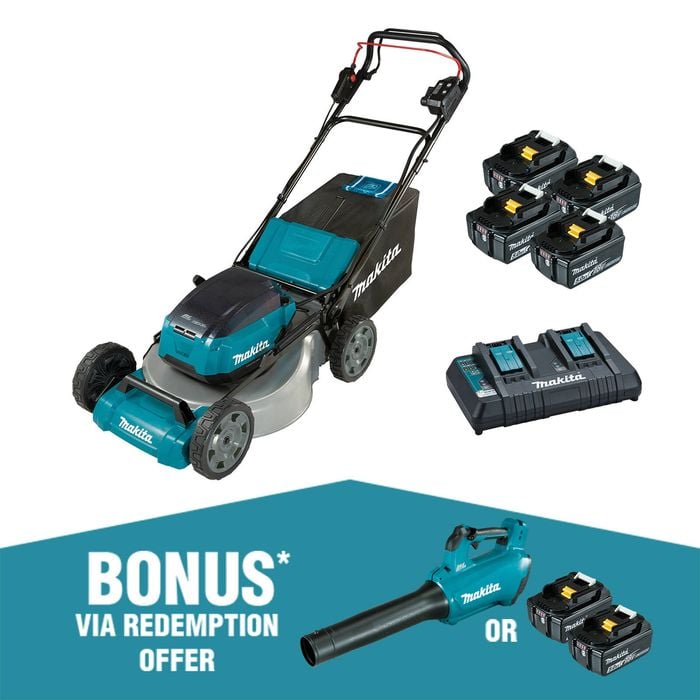 Makita 18Vx2 Brushless 534mm Self-Propelled Lawn Mower Kit