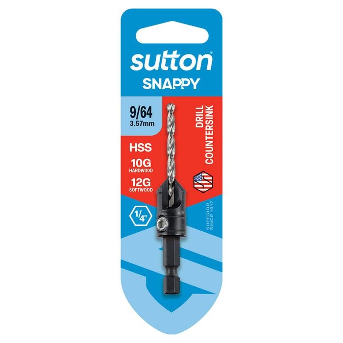 Sutton Snappy 9/64" 10-12G Drill Countersink