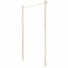 Austral 1.3m Classic Cream Fold Down Clothesline Accessory Plated Ground Mount Kit