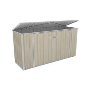 Absco Sheds 2.26mW x 0.78mD x 1.15mH Classic Cream Wheelie Bin Cover