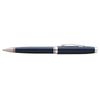 Cross Coventry Ball Point Pen Office/writing Medium Nib Blue Lacquer/chrome