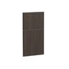 Kaboodle 400mm Truffle Oak Modern Wastebin Panels - 2 Pack