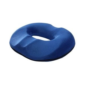Catzon Donut Tailbone Pillow Men Detachable Cover Hemorrhoid Cushion-royal Blue