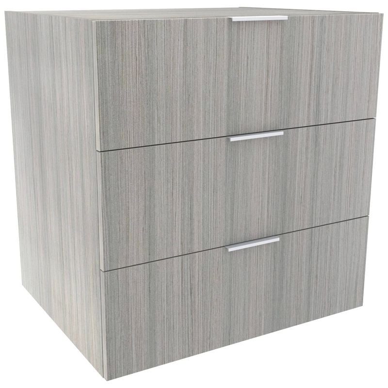 Lugna 768 x 750 x 580mm Mist 3 Drawer Storage Cabinet