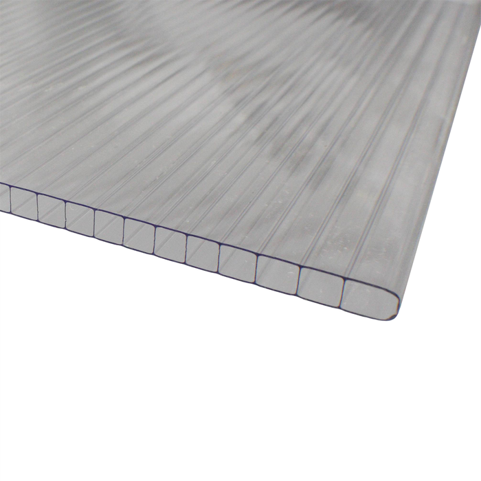 Suntuf Sunlite 8mm x 610mm x 2.4m Clear Twinwall Polycarbonate Roofing