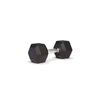 Decathlon - Cross Training And Weight Training 12.5 Kg Hex Dumbbell - Black - One Size