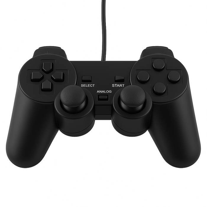 Tavice Wired Controller Compatible With Ps2 Playstation 2 Dual Vibration