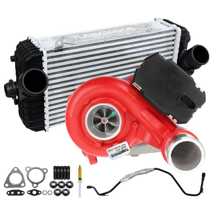Gen1 High Flow Turbo Charger With 84mm Intercooler And Genuine Oil Feed Pipe For Hyundai Santa Fe D4hb 2.2l 2014 Onwards