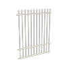 ProtectorAl 350 - 1200 x 1500mm Surfmist Aluminium Pool Fence Panel Spear Top With Mid Rail