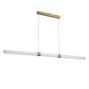 Oriel Lighting Maxwell 150 Sat Brs LED Pendant Light Satin Brass