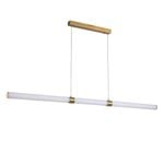 Oriel Lighting Maxwell 150 Sat Brs LED Pendant Light Satin Brass