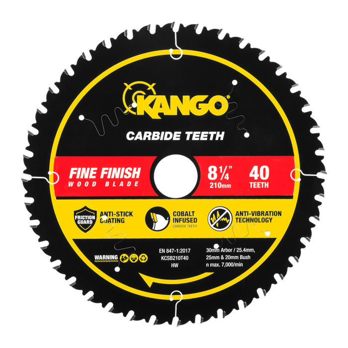 Kango 210mm 40T Wood Mitre Saw Blade