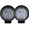 Elinz 2x 27w Driving Light Epistar LED Round Spot Worklight 12V 24V Offroad Truck 4WD 4X4