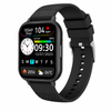 Smart Watch Bluetooth Call Fitness Tracker Heart Rate Blood Oxygen Monitor Lcd Display Rubber Black